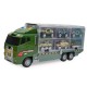 Engineering Alloy Car Diecast Model Set Portable Storage Large Container Transport Vehicle 6 Loaded Car