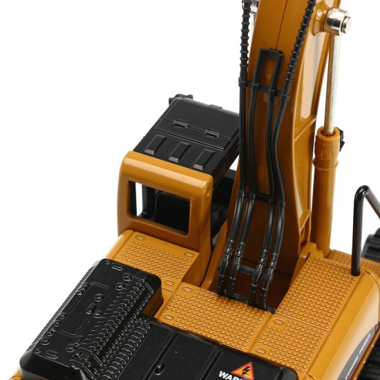 1:50 Alloy Excavator Diecast Model High Simulation Engineering Digging Machine Kids Toys