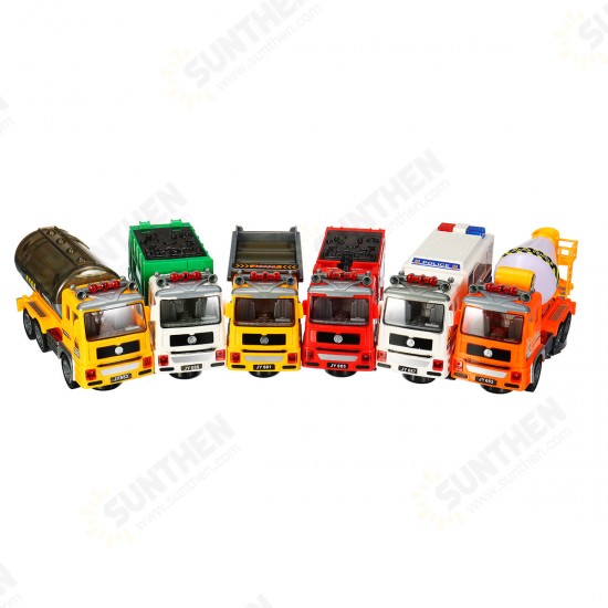 Large Simulation Electric Car Universal Engineering Vehicle Toy 4D Light Music Children's Toy Car