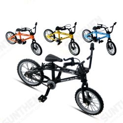 Mini Simulation Alloy Finger Bicycle Retro Double Pole Bicycle Model w/ Spare Tire Diecast Toys With Box Packaging Mini Simulation Alloy Finger Bicycle Retro Double Pole Bicycle Model w/ Spare Tire Diecast Toys With Box Packaging
