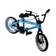 Mini Simulation Alloy Finger Bicycle Retro Double Pole Bicycle Model w/ Spare Tire Diecast Toys With Box Packaging