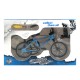 Mini Simulation Alloy Finger Bicycle Retro Double Pole Bicycle Model w/ Spare Tire Diecast Toys With Box Packaging