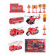 Multiple Styles Engineering Military Aviation Sanitation Fire Truck Car Diecast Model Toy Set for Kid Gift