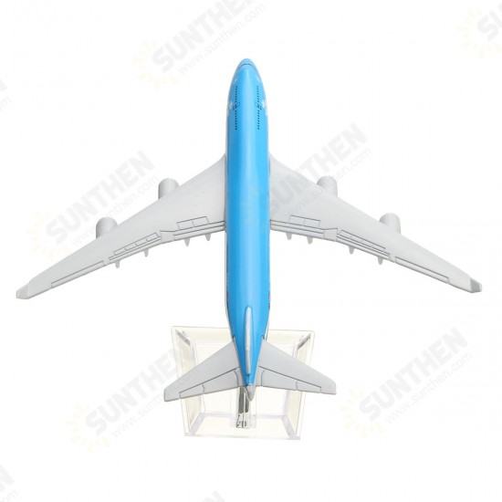 NEW 16cm Airplane Metal Plane Model Aircraft B747 KLM Aeroplane Scale Airplane Desk Toy