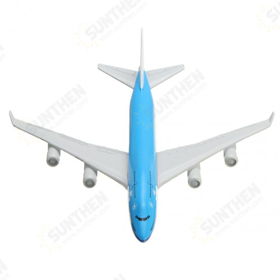 NEW 16cm Airplane Metal Plane Model Aircraft B747 KLM Aeroplane Scale Airplane Desk Toy