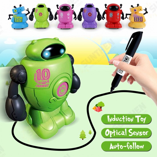 Scribing Induction Car Creative Follow Any Drawn Line Pen Inductive Cute Model Children Toy Gift