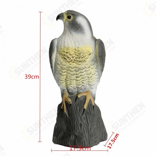 Simulation Falcon Hawk Decoy Bird Pigeon Deterrent Scarer Repeller Garden Lawn Decor Hallowmas Decoration