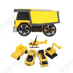 Simulation Inertia Deformation Track Engineering Vehicle Diecast Car Model Toy with Storage Parking Lot for Kids Birthdays Gift Simulation Inertia Deformation Track Engineering Vehicle Diecast Car Model Toy with Storage Parking Lot for Kids Birthdays Gift