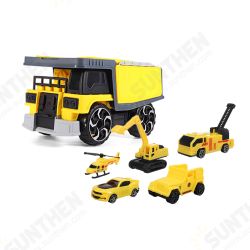 Simulation Inertia Deformation Track Engineering Vehicle Diecast Car Model Toy with Storage Parking Lot for Kids Birthdays Gift Simulation Inertia Deformation Track Engineering Vehicle Diecast Car Model Toy with Storage Parking Lot for Kids Birthdays Gift