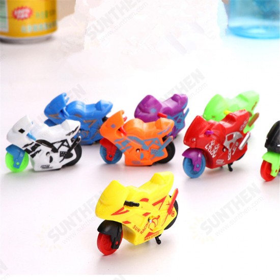 Simulation Pull Back Motorcycle Cool Inertia Motorcycle Trolley Kids Gift Toys