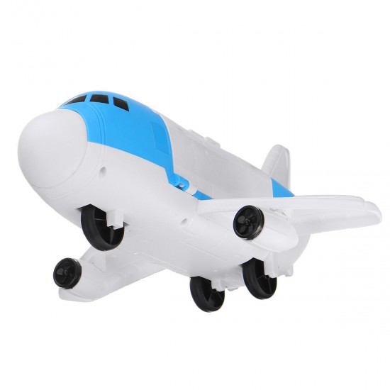 Storage Transport Aircraft Model Inertia Diecast Model Car Set Toy for Children's Gift