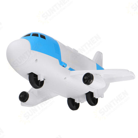 Storage Transport Aircraft Model Inertia Diecast Model Car Set Toy for Children's Gift