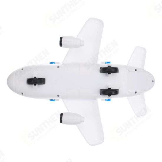 Storage Transport Aircraft Model Inertia Diecast Model Car Set Toy for Children's Gift