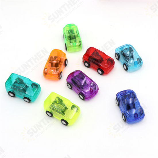 Transparent Mini Pull Back Car Plastic Toys Children's Toys