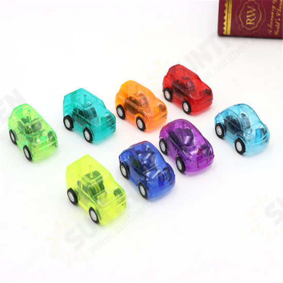 Transparent Mini Pull Back Car Plastic Toys Children's Toys