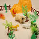 YC 666E-99 100PCS Farm Pig Duck Horse Sheep Model DIY Scene Toy