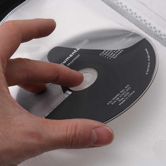 128pcs Portable Disc CD DVD Storage Bag Large Capacity Carry Case Holder Protector Wallet Binder