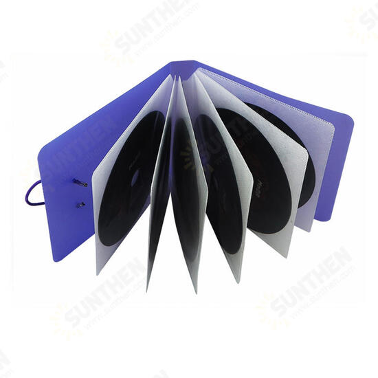 12Pcs/24Pcs Candy Color Plastic CD Package Environmental Protection PP Fabric CD Storage Bag