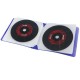 12Pcs/24Pcs Candy Color Plastic CD Package Environmental Protection PP Fabric CD Storage Bag