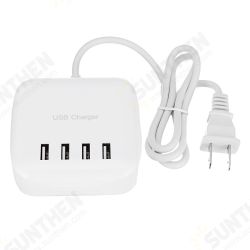 4 Ports CDA21 USB Wall Charger US/EU/UK Plug 4 Ports CDA21 USB Wall Charger US/EU/UK Plug
