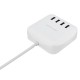 4 Ports CDA21 USB Wall Charger US/EU/UK Plug