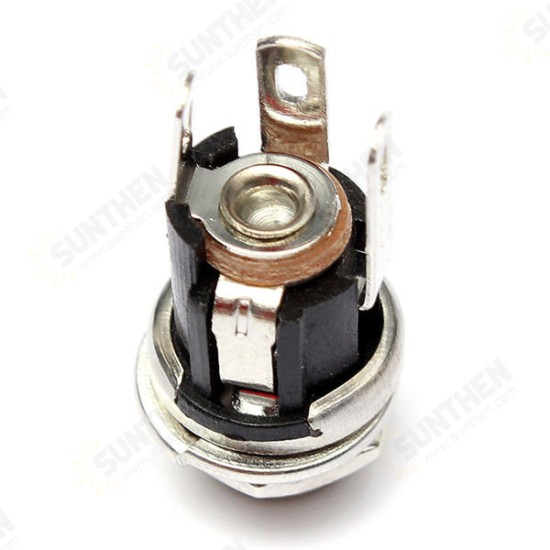 5.5mm X 2.1mm DC Power Supply Metal Jack Audio Socket With Nut And Washer