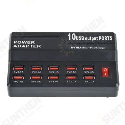 60W 10 Ports Family Size Desktop Smart Ports Rapid Charging Station USB Charger 60W 10 Ports Family Size Desktop Smart Ports Rapid Charging Station USB Charger