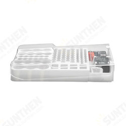 93 Grid Battery Capacity Tester Storage Box Transparent Measuring Organizer Case 93 Grid Battery Capacity Tester Storage Box Transparent Measuring Organizer Case