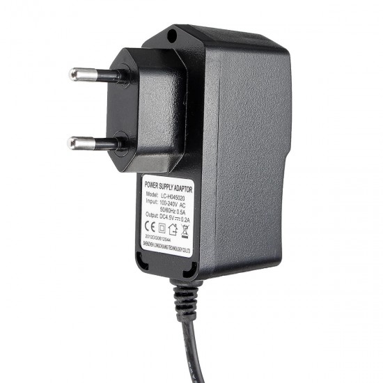 AC 100 V-240V DC 4.5V 0.2 Adapter US/EU Plug Power Supply Charger For Wireless Weather Station Clock