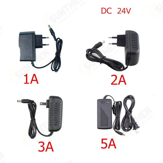 DC 24V Lighting Transformer AC 110V 220V Switching Power Supply 1A 2A 3A 5A Wide Application Power Adapter For Electronic Equipment