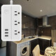 D222 US Plug Sockets with 3 Outlet 3 USB Sockets Overload Switch Surge ProtectorWith Extension Cable Switch Power Outlet