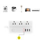 D222 US Plug Sockets with 3 Outlet 3 USB Sockets Overload Switch Surge ProtectorWith Extension Cable Switch Power Outlet