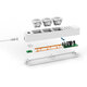 D555 Smart WIFI App Control Power Strip with 3 EU Outlets Plug 4 USB Fast Charging Socket Work Power Outlet D555 Smart WIFI App Control Power Strip with 3 EU Outlets Plug 4 USB Fast Charging Socket Work Power Outlet
