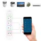 D802 Smart WIFI APP Control Power Strip with 3 UK Outlets Plug 2 USB Fast Charging Socket App Control Work Power Outlet