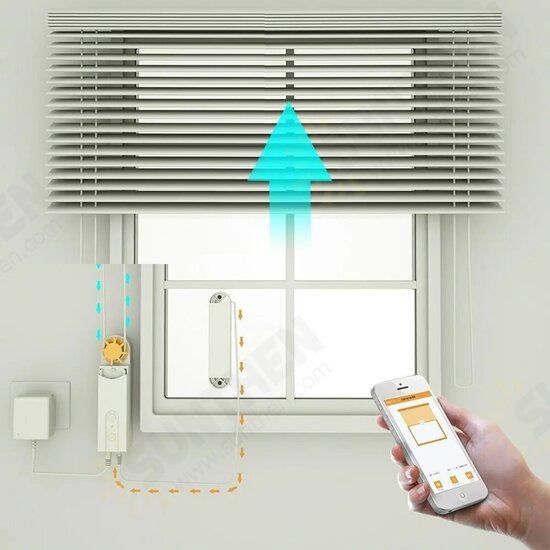 DIY Smart Chain Roller Blinds Shade Shutter Drive Motor Powered By APP Control Smart Home Automation Devices