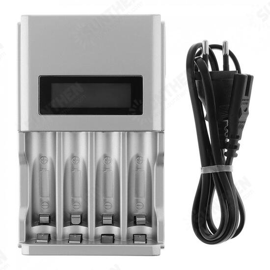 Palo C903W 4 Slot LCD Display AA AAA NI-CD NI-MH Rechargeable Battery Charger