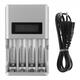 Palo C903W 4 Slot LCD Display AA AAA NI-CD NI-MH Rechargeable Battery Charger