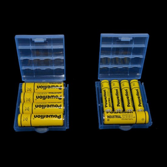 PL-B5742 Clear AA AAA Battery Storage Box Case