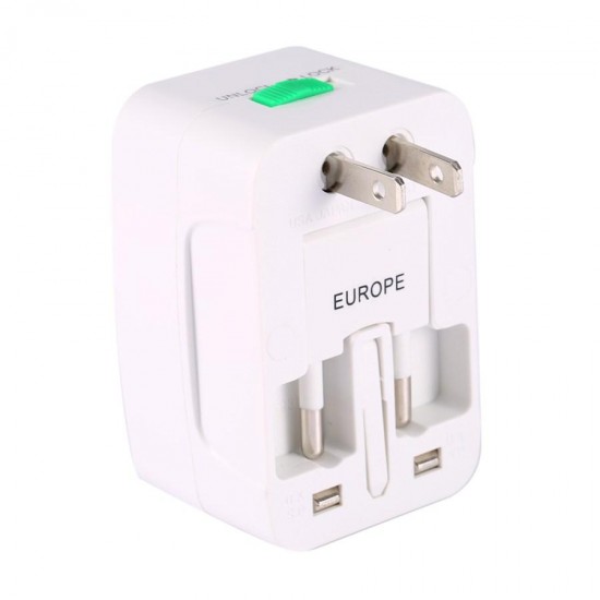 Universal Travel Adapter US UK AU EU Electrical Plug Power Socket Charger