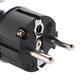 Vanguard Carbon Fiber Rhodium Plated IEC Three-pole DC Power Plug Vanguard Carbon Fiber Rhodium Plated IEC Three-pole DC Power Plug