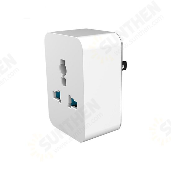 Wifi bluetooth Socket 10A 15A Switch Plug APP Control Timing Function Power Saving Remind Smart Sensor