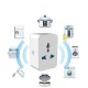 Wifi bluetooth Socket 10A 15A Switch Plug APP Control Timing Function Power Saving Remind Smart Sensor