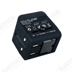 LE-07 Multi-function USB Conversion Plug Conversion Socket 3 USB Port Global Multi Country Converter EU / US / AU / UK Plug USB Connector LE-07 Multi-function USB Conversion Plug Conversion Socket 3 USB Port Global Multi Country Converter EU / US / AU / UK Plug USB Connector