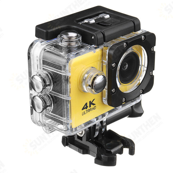 4K Action Camera WiFi Sports Camera Ultra HD 30M 170° Wide Angle Waterproof DV Camcorder with EIS Gyroscope Dual Anti Shake