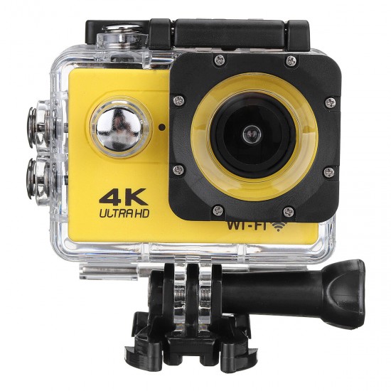 4K Action Camera WiFi Sports Camera Ultra HD 30M 170° Wide Angle Waterproof DV Camcorder with EIS Gyroscope Dual Anti Shake