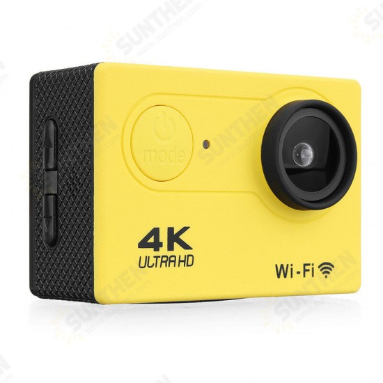 4K Action Camera WiFi Sports Camera Ultra HD 30M 170° Wide Angle Waterproof DV Camcorder with EIS Gyroscope Dual Anti Shake