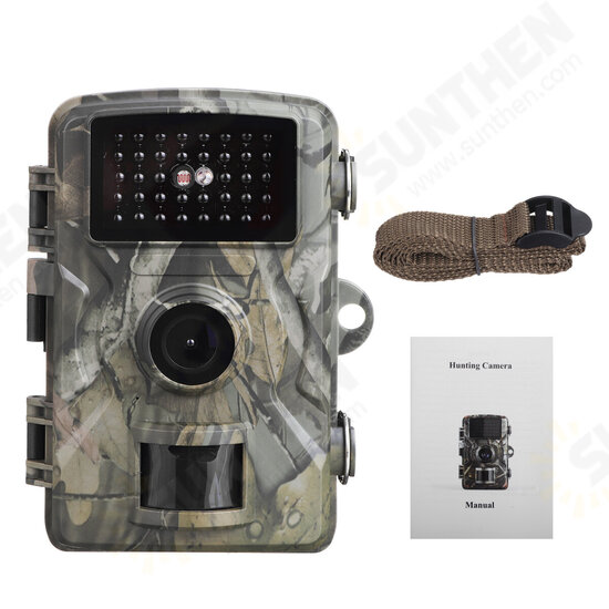 DL001 16MP 1080P HD 2 inch Screen Hunting Camera IR Night Vision Waterproof Scouting Camera Monitoring Protecting Farms Safety