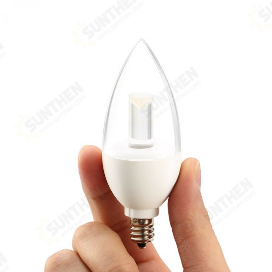 AL-B04 E12 4.5W Dimmable LED Candle Bulb Warm White / Pure White