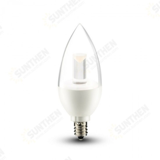 AL-B04 E12 4.5W Dimmable LED Candle Bulb Warm White / Pure White