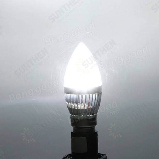 Dimmable B22 3W AC220V White Warm White LED Chandelier Candle Bulb